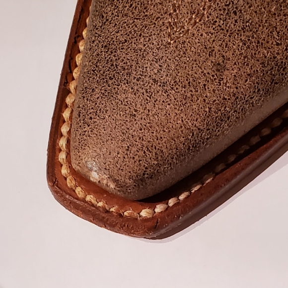 CORRAL Distressed Naham Stitched Leather Snip toe boots 7.5. - Picture 9 of 16